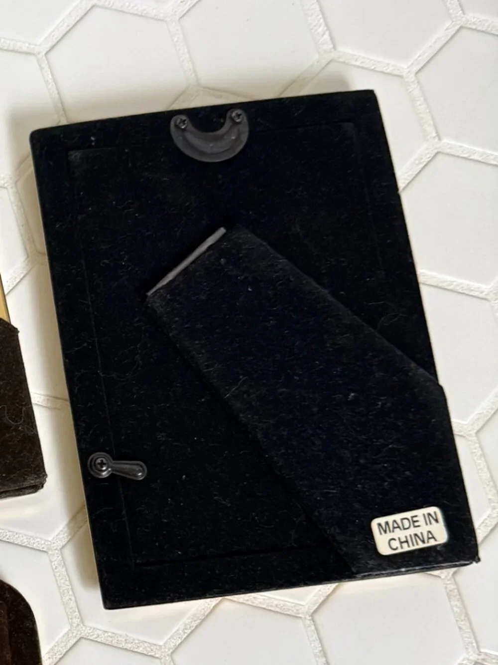 Vintage Fetco Beacon Hill Solid Brass Picture Frames Set of 2 (3.5x5)